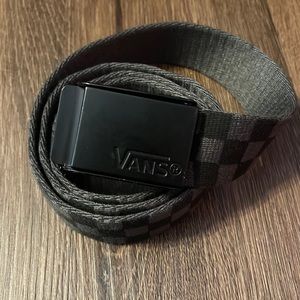 Sold * VANS Deppster II Web Belt Black/Charcoal with bottle opener